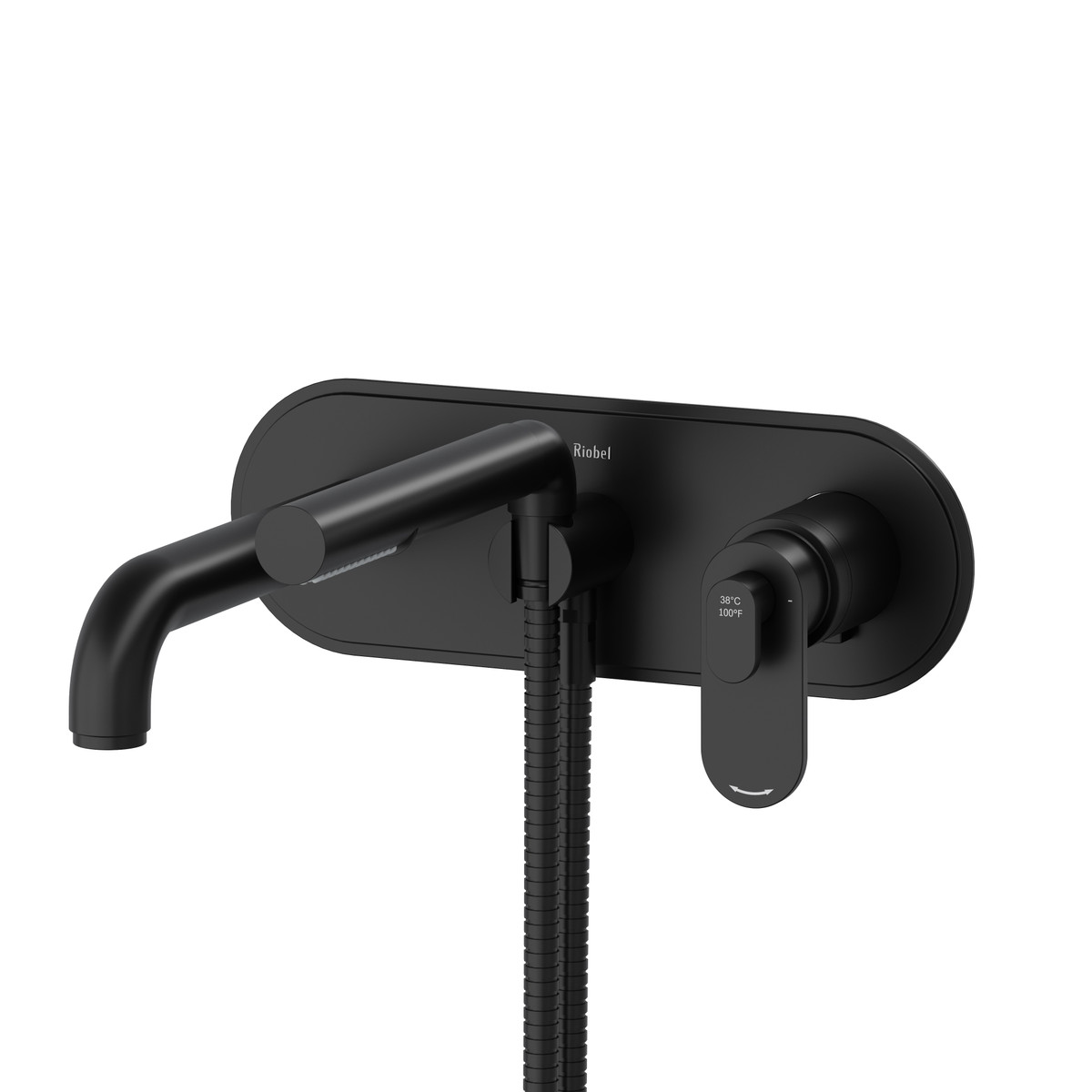 Arca™ Wall Mount Thermostatic/Pressure Balance Tub Filler Trim-shop