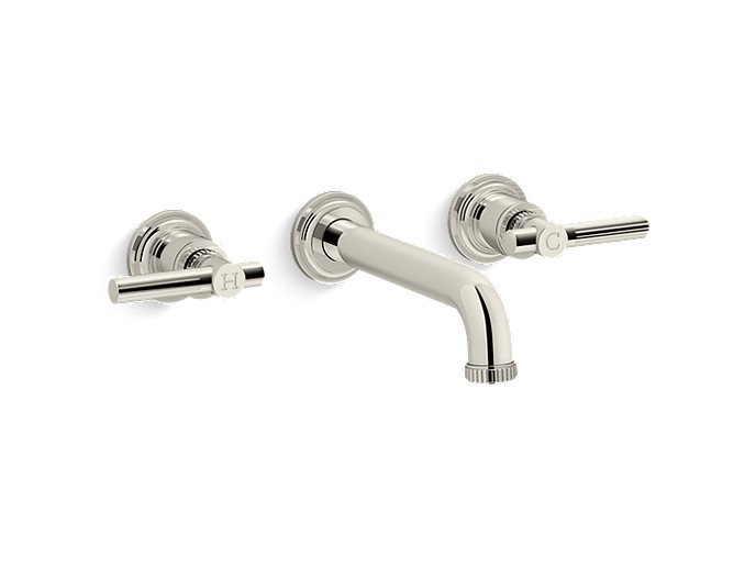 WALL-MOUNT SINK FAUCET, LEVER HANDLES CENTRAL PARK WEST™ by Robert A.M. Stern Architects P21223-LV-SN-related