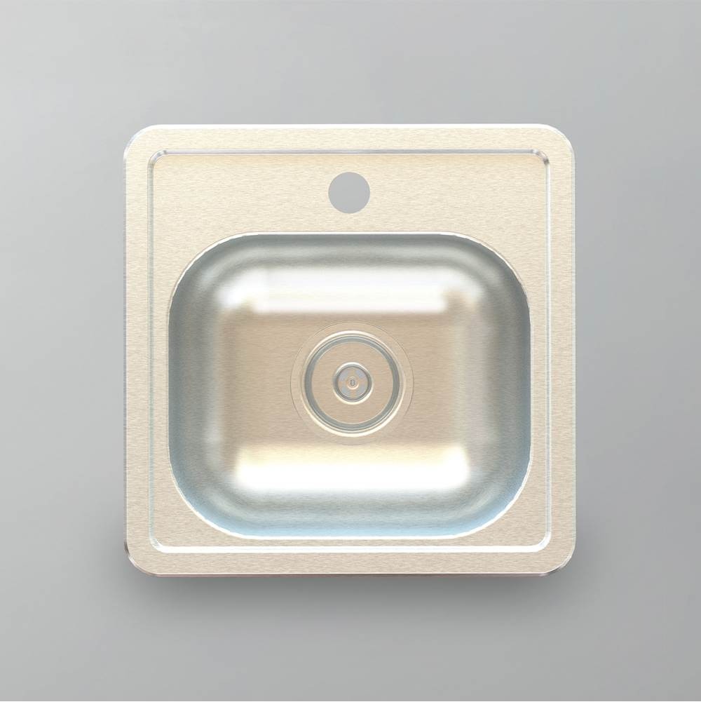 Sink - Stainless - Drop-in Single Bowl - 1 Hole-shop