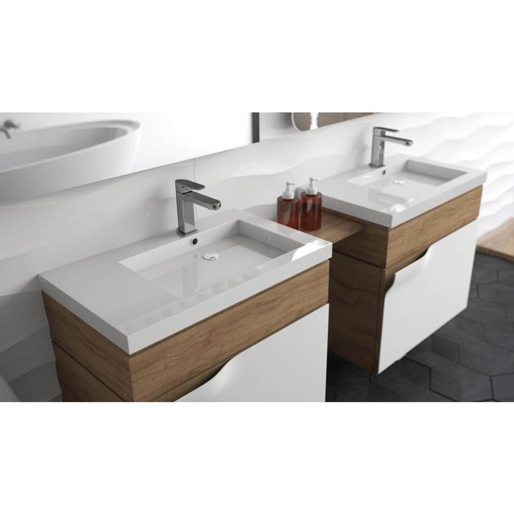 Basin - Pure - 3020 LH Bowl - Std Profile - 3 Holes 4'C-related