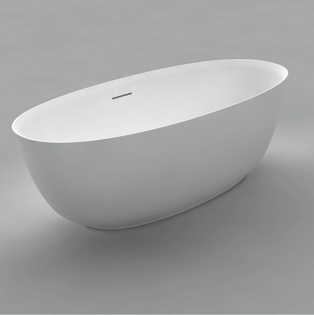 Sink - Acrylic - Deluxe Laundry Sink - Single Bowl - Wht -1 Hole-popular