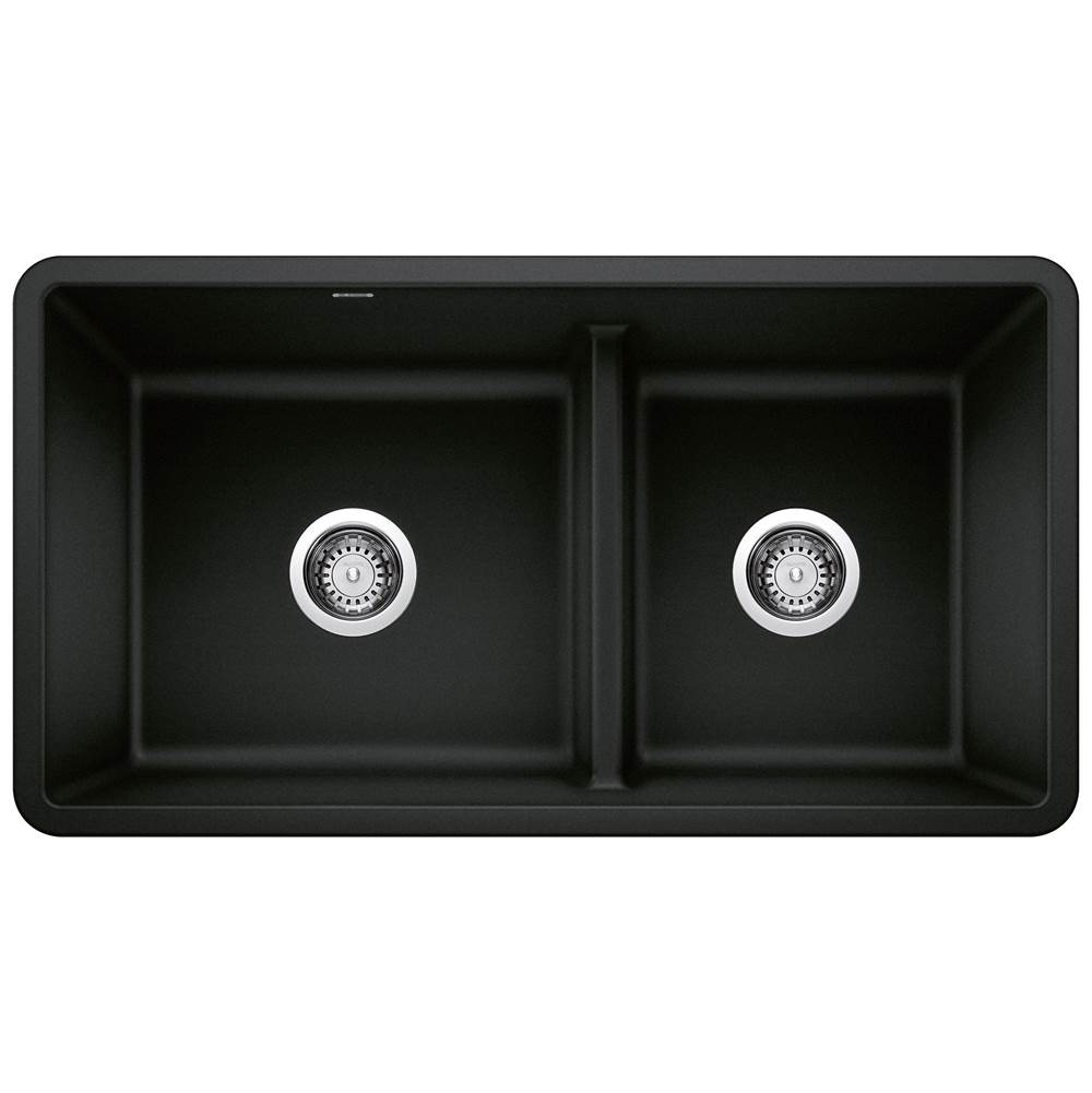 Precis SILGRANIT 33'' 60/40 Reversible Double Bowl Undermount Kitchen Sink with L-related