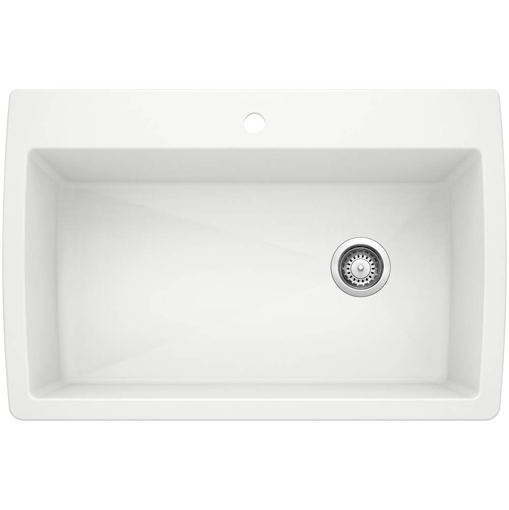Diamond SILGRANIT 33.5'' Super Single Dual Mount Kitchen Sink - White-related