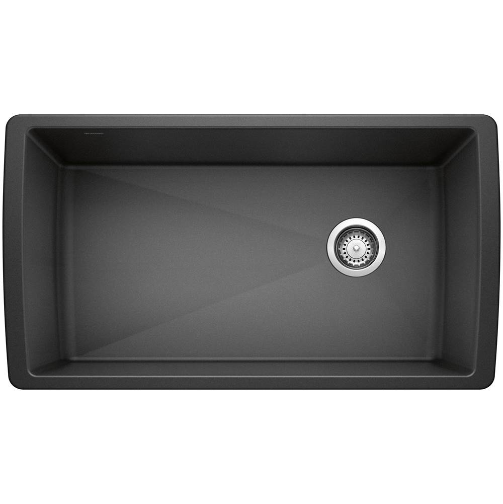 Diamond SILGRANIT 33'' Super Single Undermount Kitchen Sink - Anthracite-shop