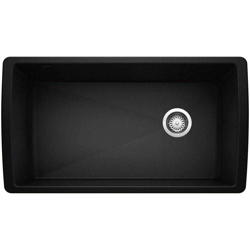 Diamond SILGRANIT 33'' Super Single Undermount Kitchen Sink - Coal Black-related