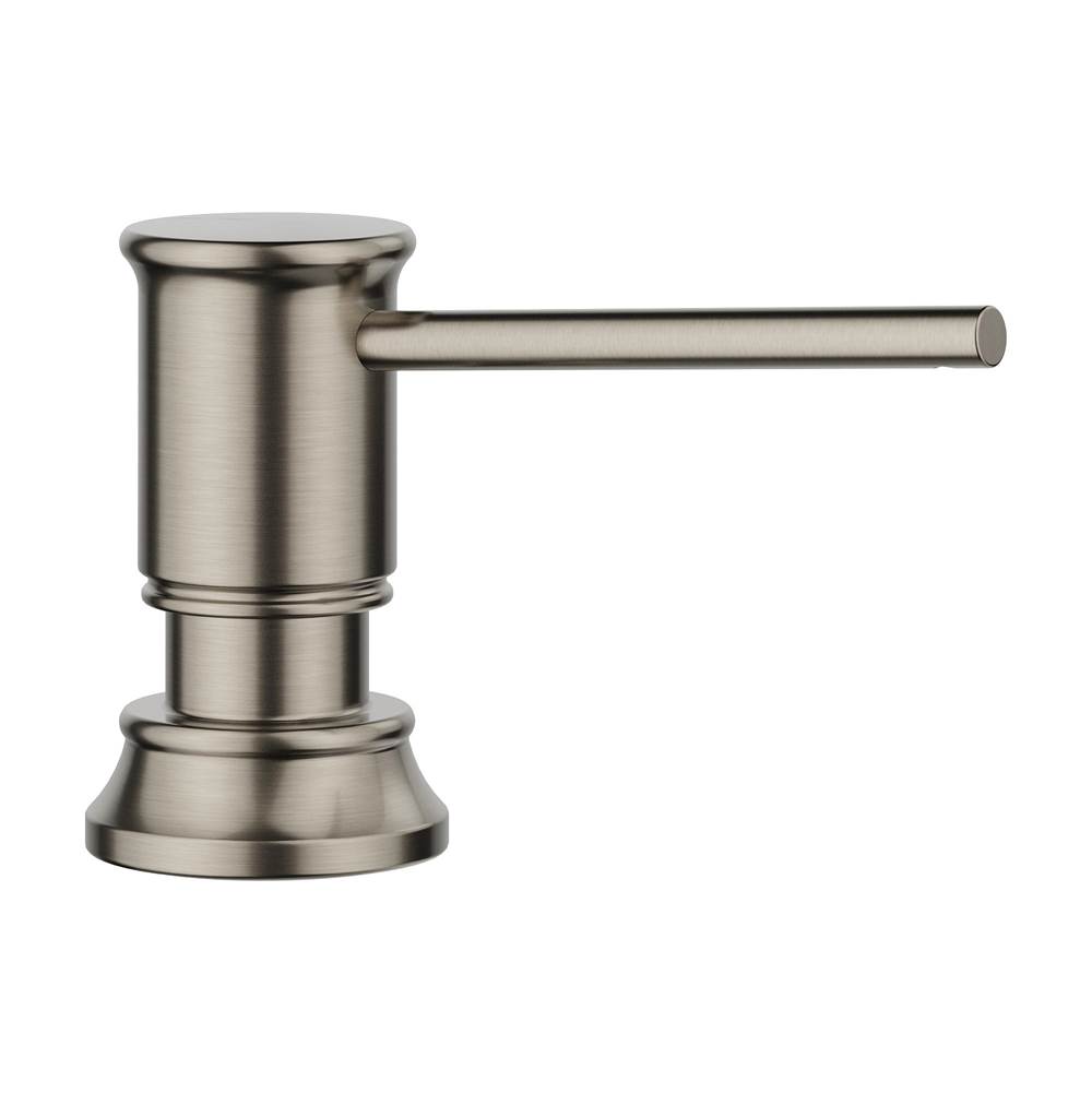 Empressa Soap Dispenser - Satin Platinum-related