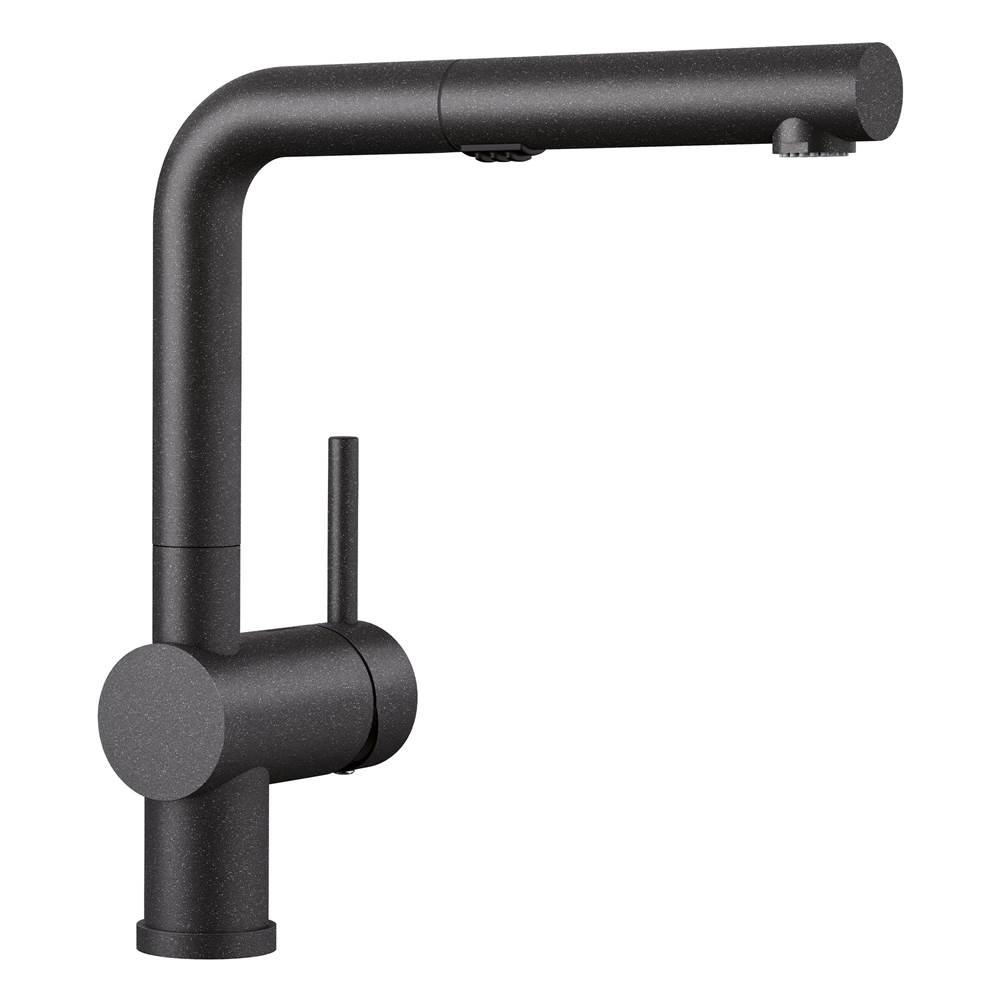 Linus Low Arc Pull-Out Dual-Spray Kitchen Faucet - Anthracite-related
