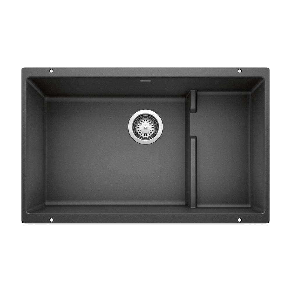 Precis Cascade SILGRANIT 29'' Single Bowl Undermount Kitchen Sink with Colander --shop