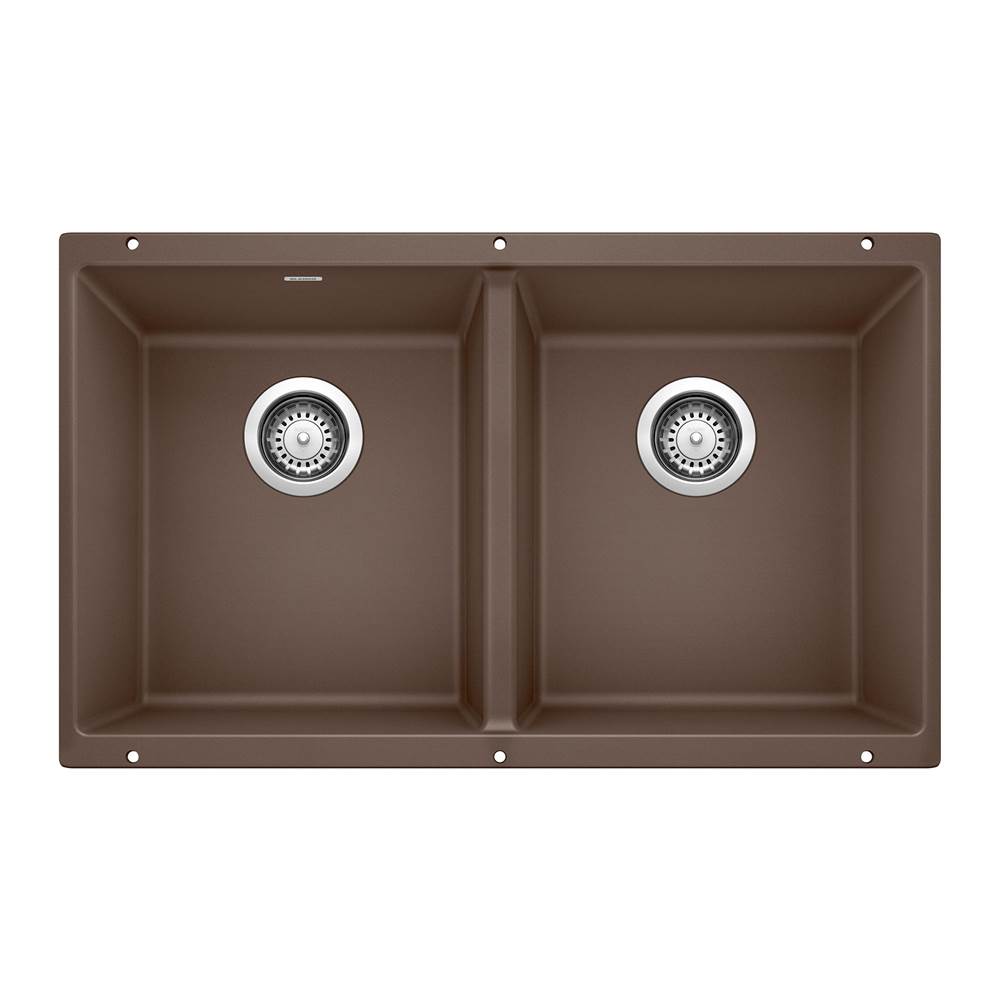 Precis SILGRANIT 29'' 50/50 Double Bowl Undermount Kitchen Sink - Cafe-related