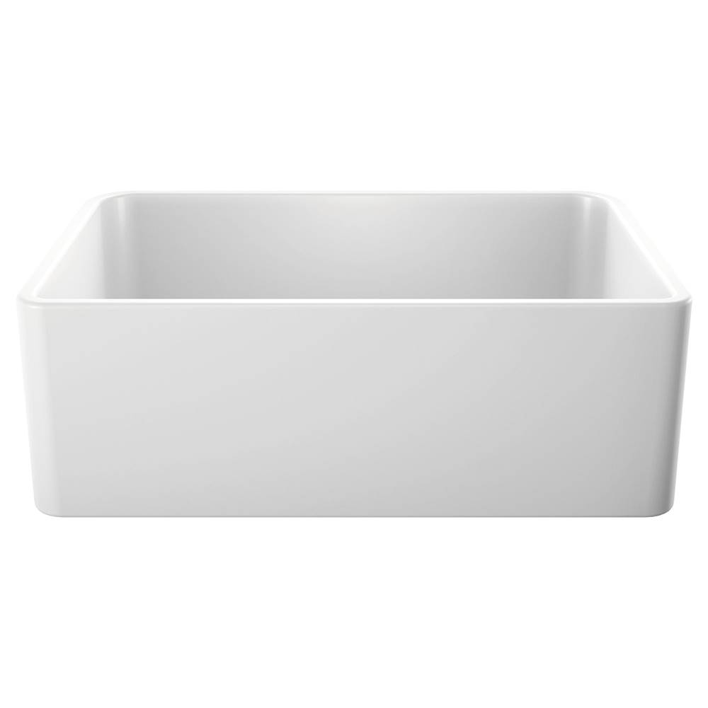 Cerana 30'' Fireclay Single Bowl Apron-Front Farmhouse Sink - White-shop