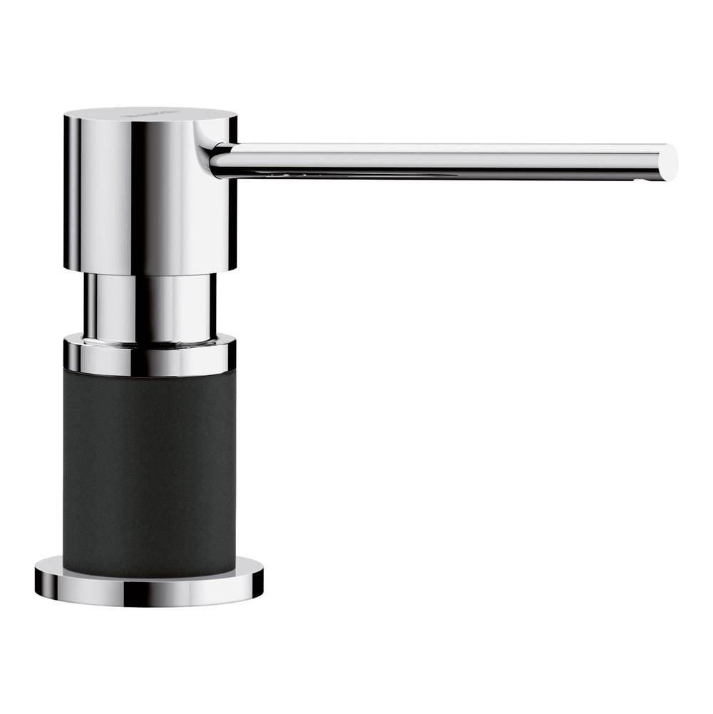 Lato Soap Dispenser - Chrome/Coal Black-related