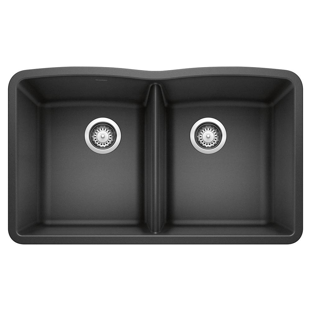 Diamond SILGRANIT 32'' 50/50 Double Bowl Undermount Kitchen Sink - Anthracite-related
