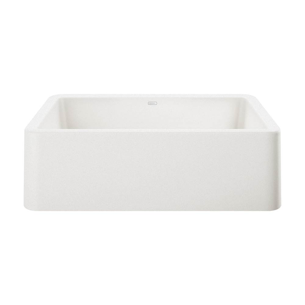 Ikon SILGRANIT 33'' Single Bowl Apron-Front Farmhouse Sink - White-shop