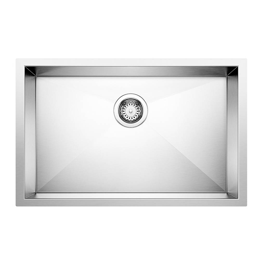 Quatrus R0 28'' Single Bowl Undermount Stainless Steel Kitchen Sink-shop