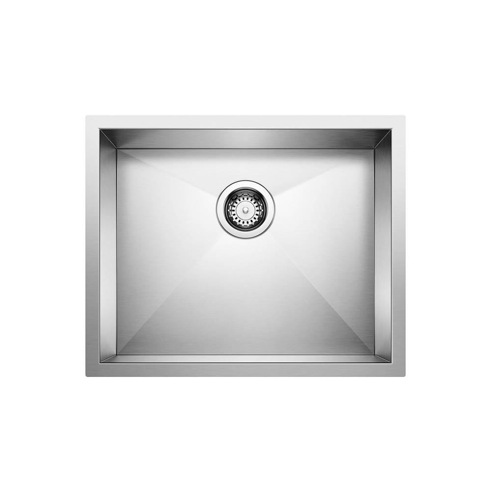 Quatrus R0 22'' Single Bowl Undermount Stainless Steel Kitchen Sink-shop
