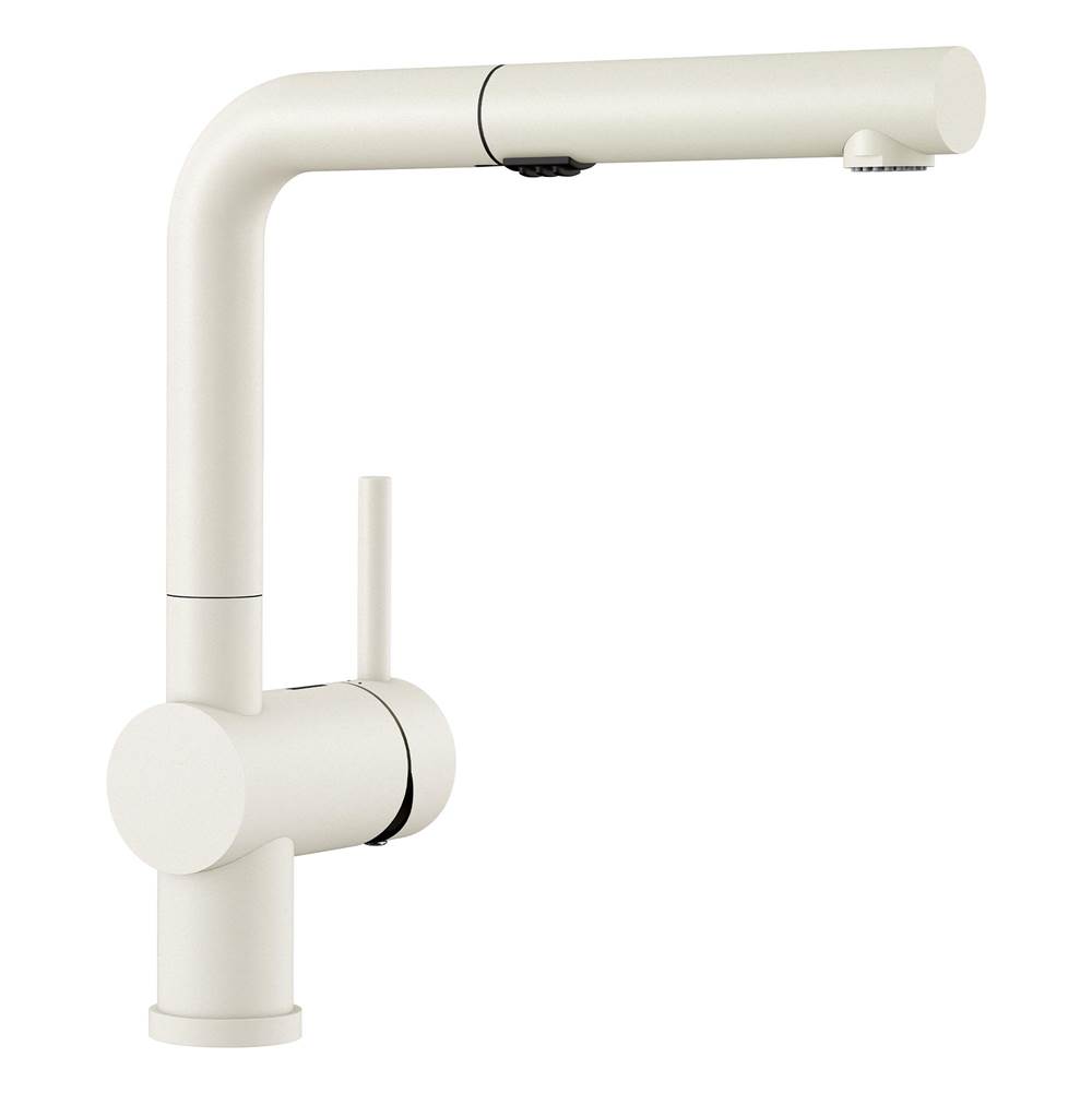 Linus Low Arc Pull-Out Dual-Spray Kitchen Faucet - White-related
