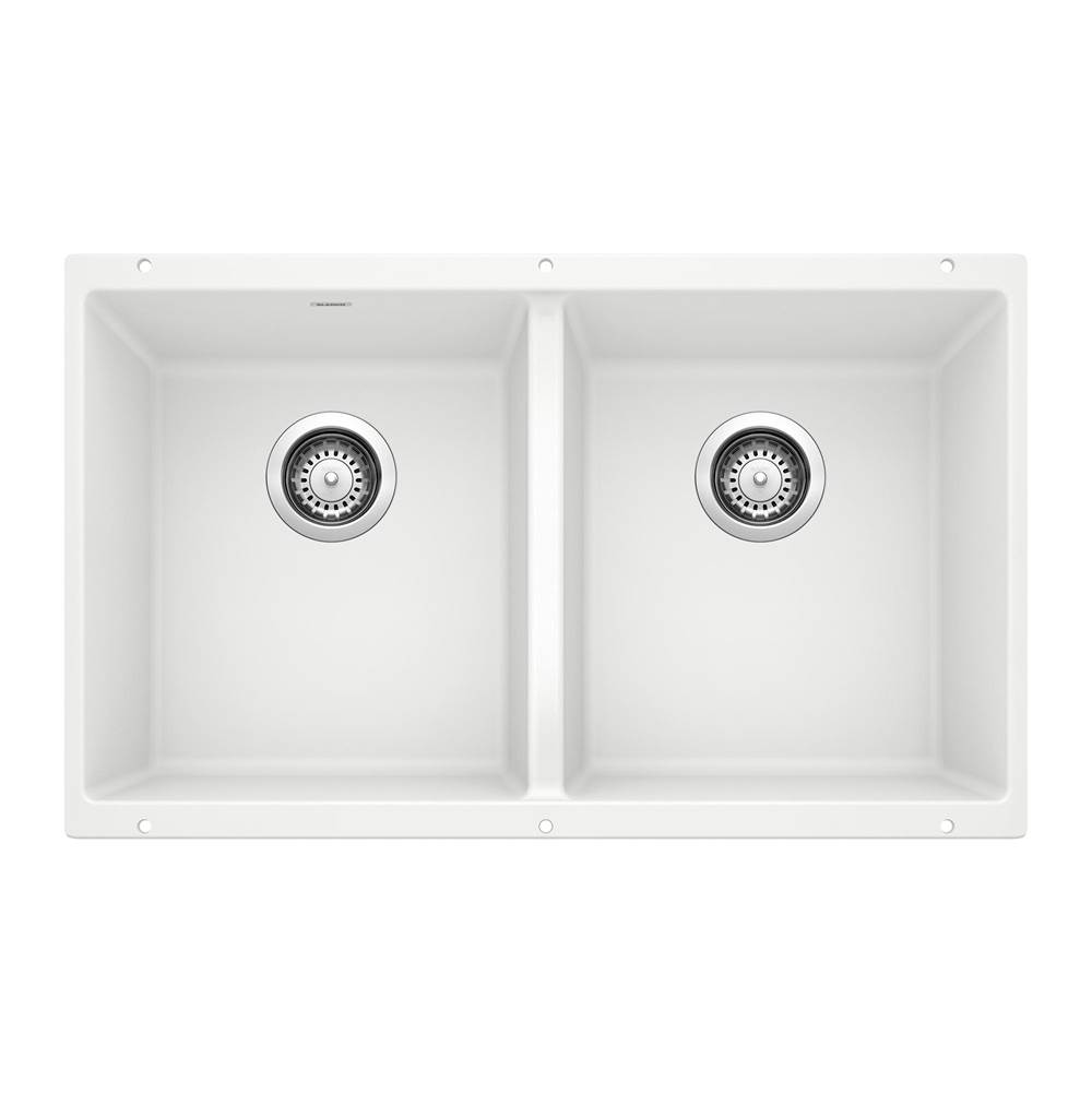 Precis SILGRANIT 29'' 50/50 Double Bowl Undermount Kitchen Sink - White-related