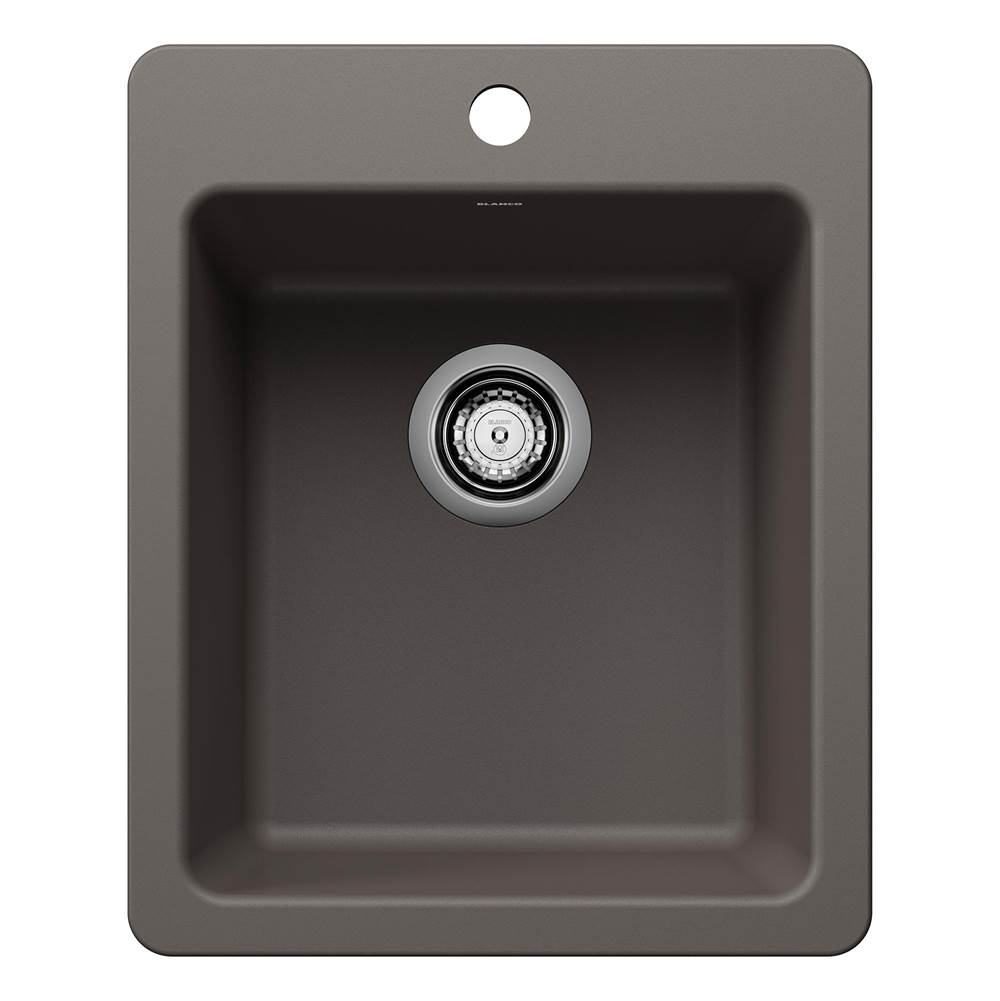 Liven SILGRANIT 17'' Dual Mount Bar Sink - Volcano Gray-shop