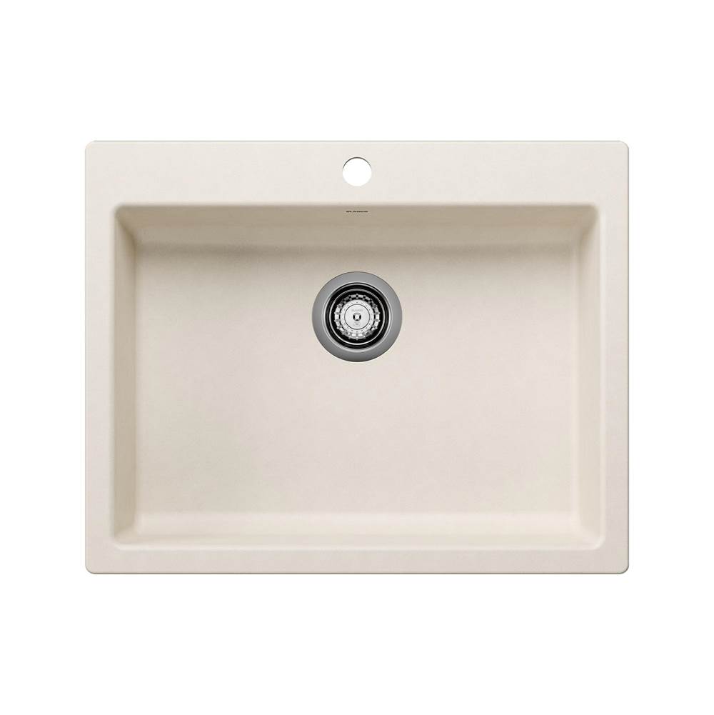 Precis SILGRANIT 25'' CSA Single Bowl Drop-In Kitchen Sink - Soft White-related