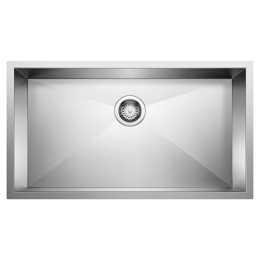 Quatrus R0 32'' Single Bowl Undermount Stainless Steel Kitchen Sink-related