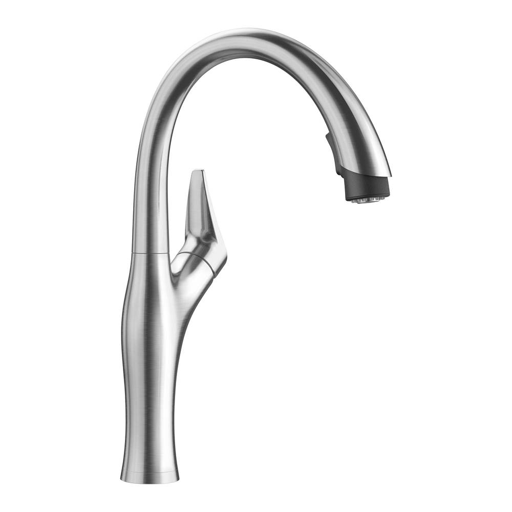 Artona Pull-Down Dual-Spray Kitchen Faucet - PVD Steel-related