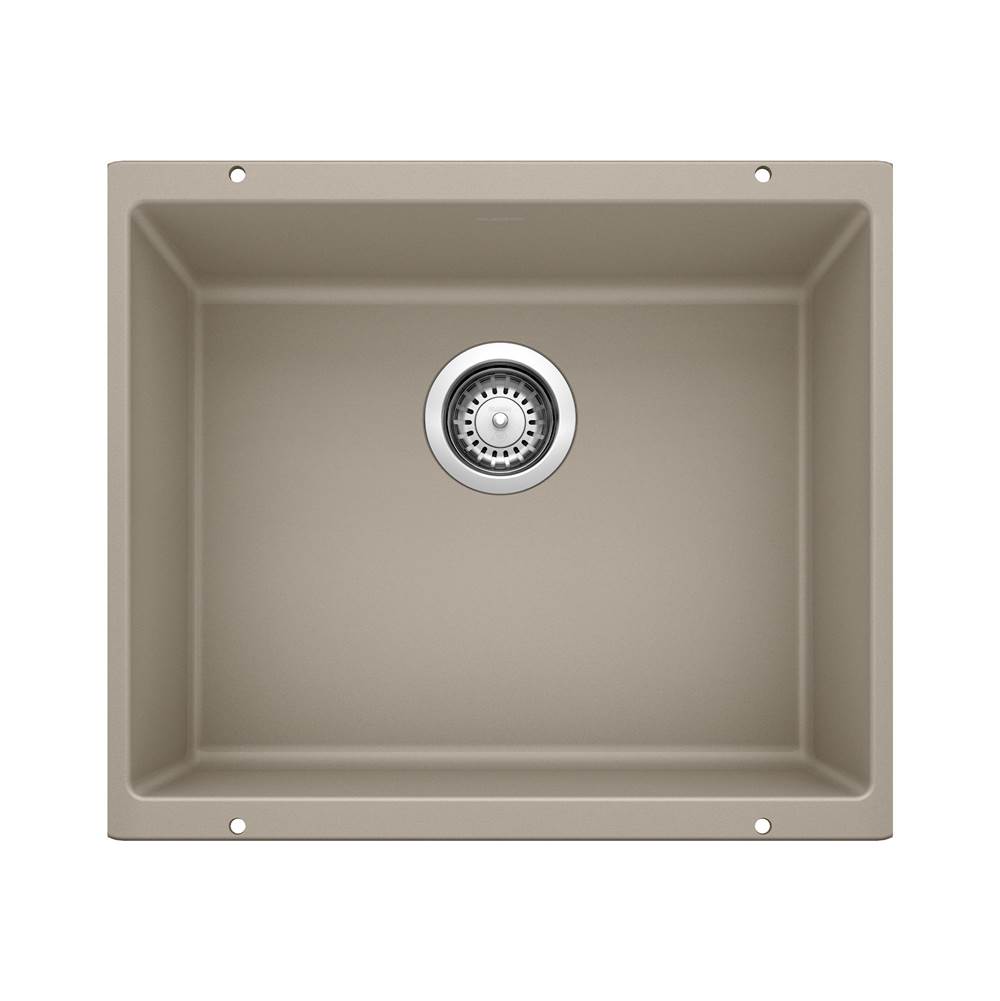 Precis SILGRANIT 21'' Single Bowl Undermount Kitchen Sink - Truffle-related