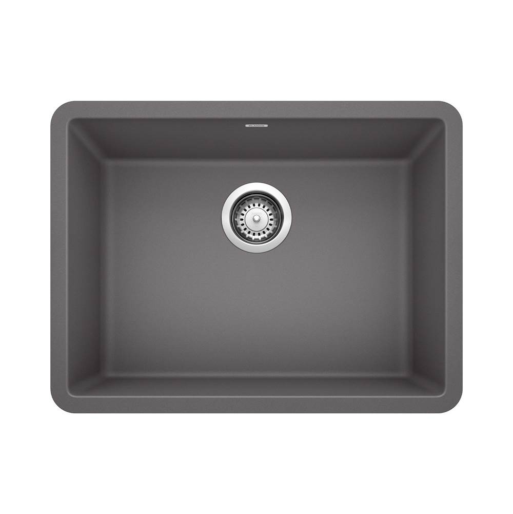 Precis SILGRANIT 24'' Single Bowl Undermount Kitchen Sink - Cinder-shop
