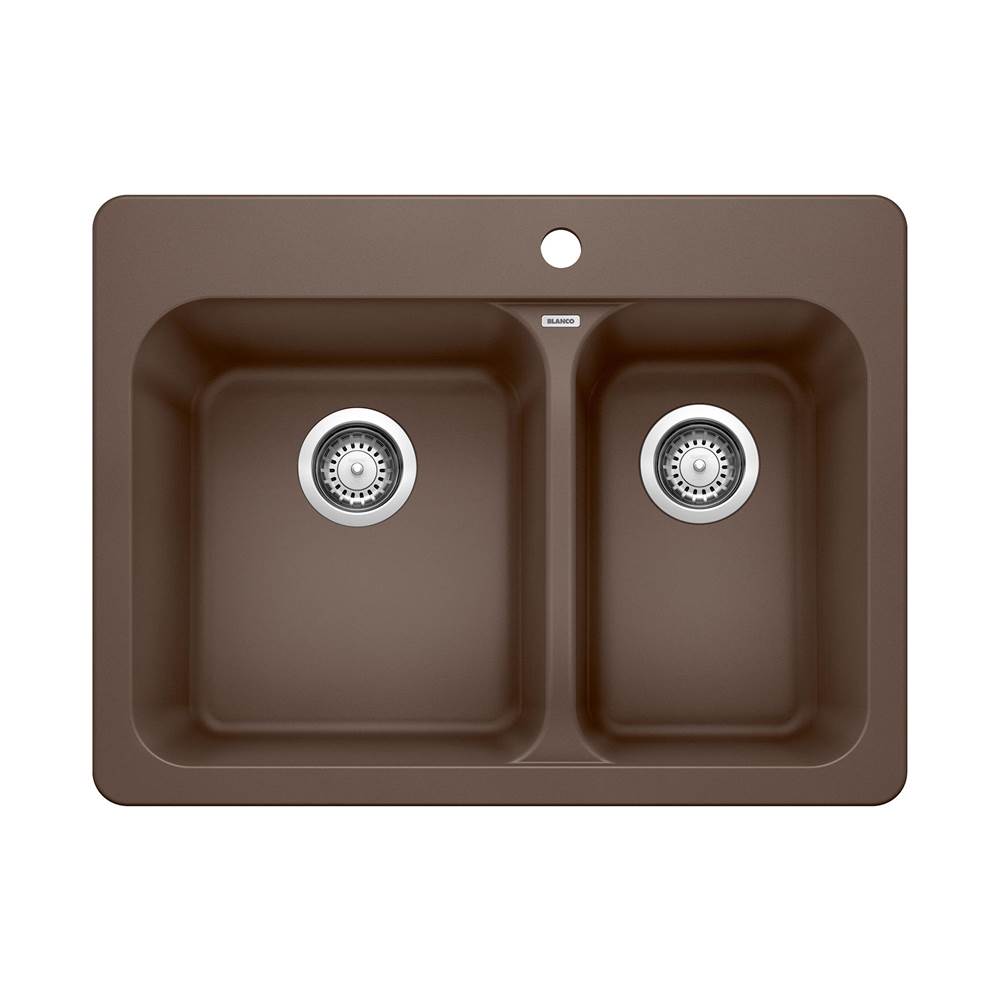 Vision SILGRANIT 27.5'' 70/30 Double Bowl Dual Mount Kitchen Sink - Cafe-related