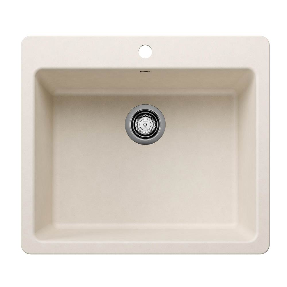 Liven SILGRANIT 25'' Single Bowl Dual Mount Kitchen Sink - Soft White-related