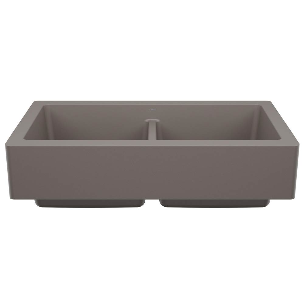 Vintera SILGRANIT 33'' Double Bowl Apron-Front Farmhouse Sink - Volcano Gray-related