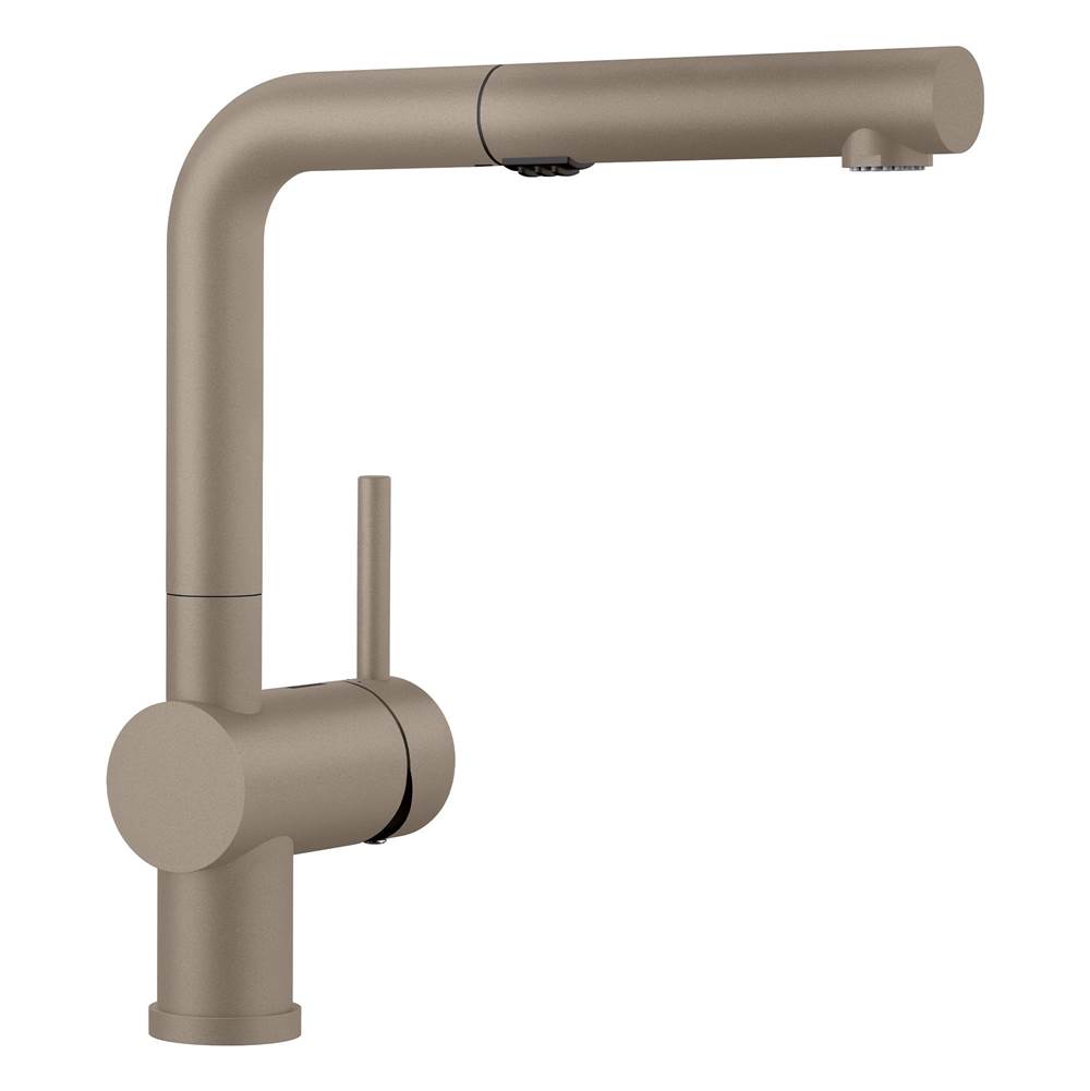Linus Low Arc Pull-Out Dual-Spray Kitchen Faucet - Truffle-related