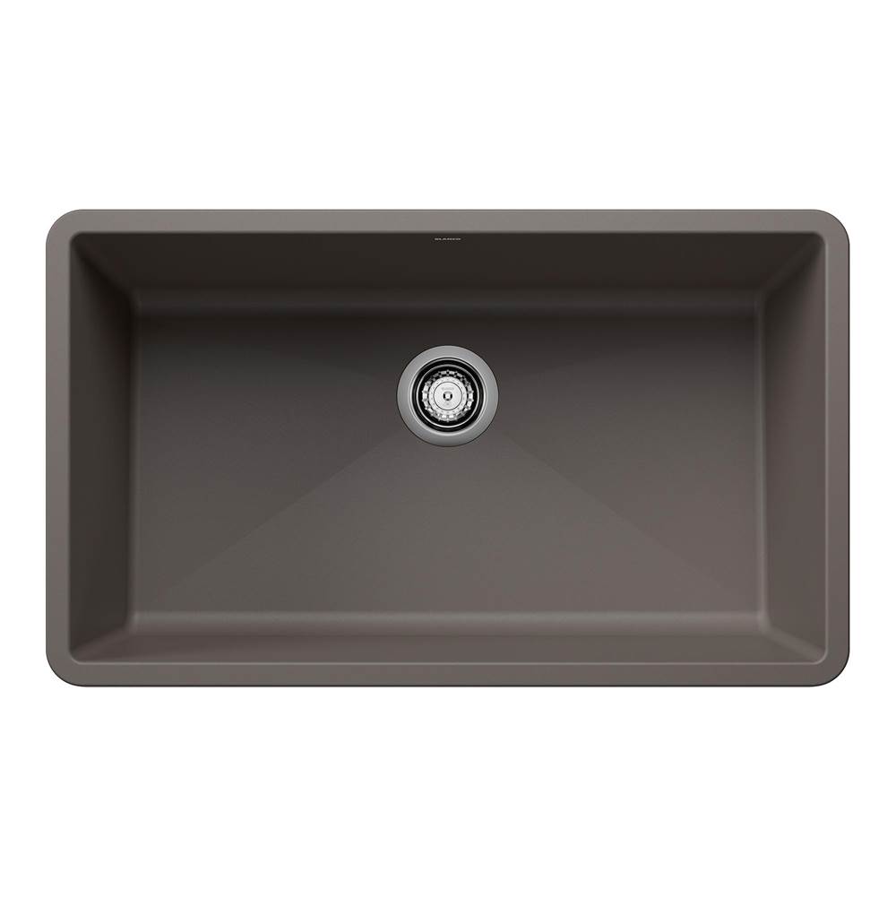 Precis SILGRANIT 32'' Super Single Undermount Kitchen Sink - Volcano Gray-related