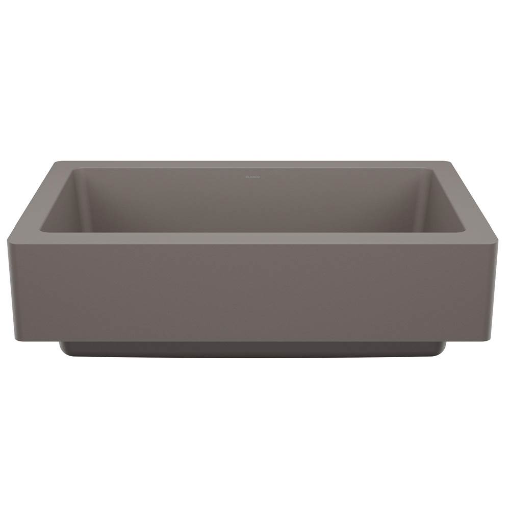 Vintera SILGRANIT 30'' Single Bowl Apron-Front Farmhouse Sink - Volcano Gray-shop