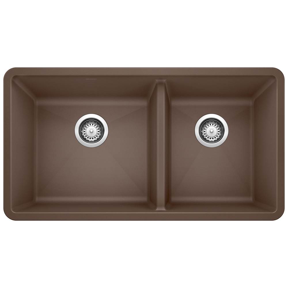 Precis SILGRANIT 33'' 60/40 Double Bowl Undermount Kitchen Sink - Cafe-related