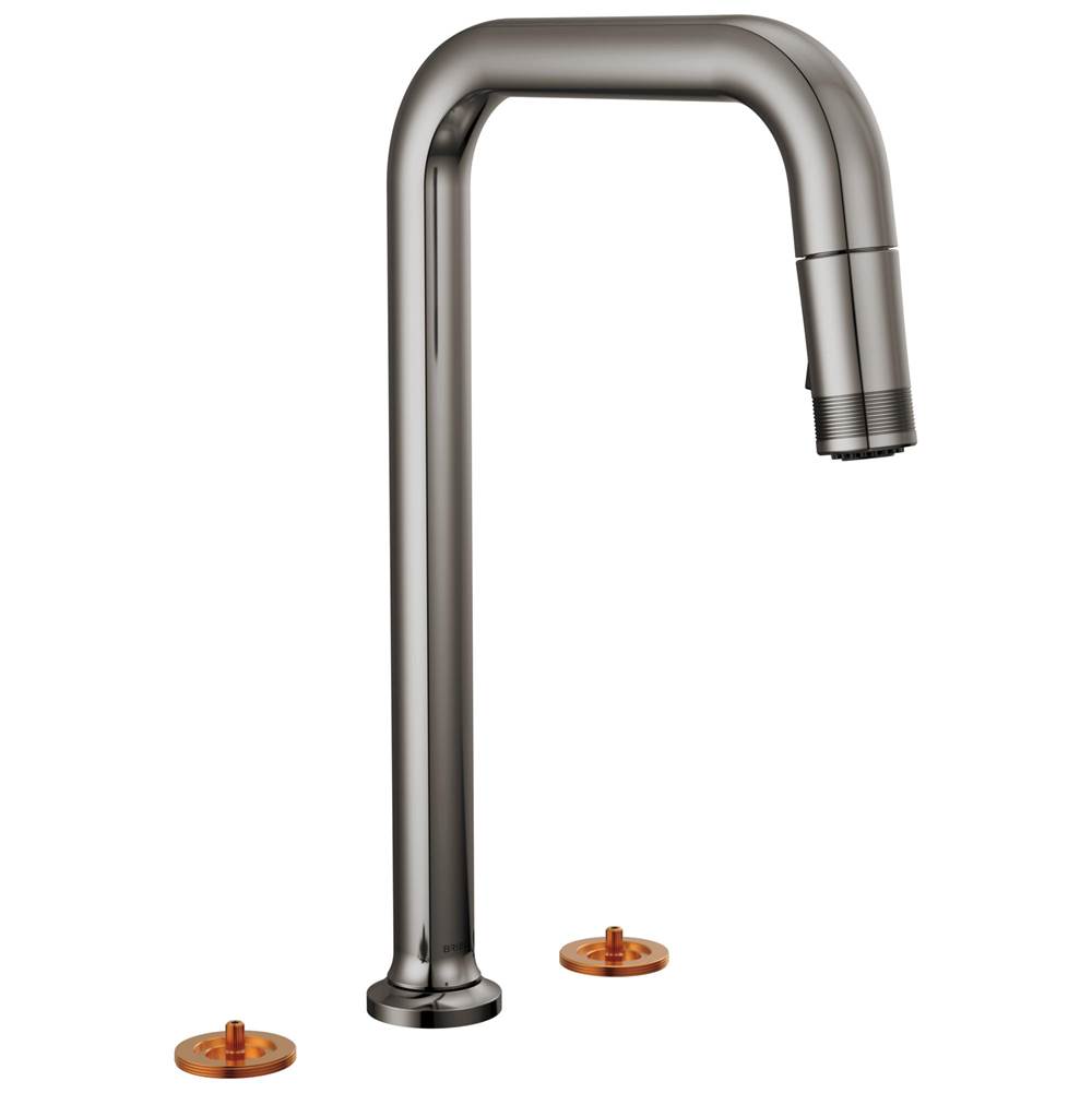 Kintsu® Widespread Pull-Down Faucet with Square Spout - Less Handles-shop