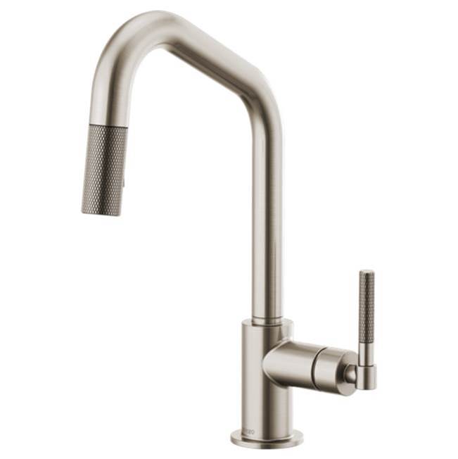 Angled Spout Pull-Down, Knurled Handle-related