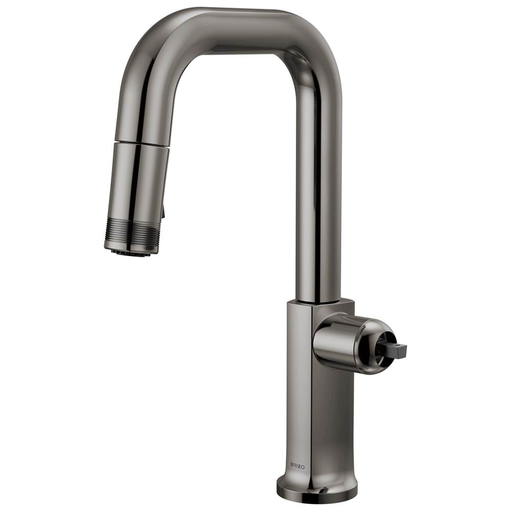 Kintsu® Pull-Down Prep Faucet with Square Spout - Less Handle-shop