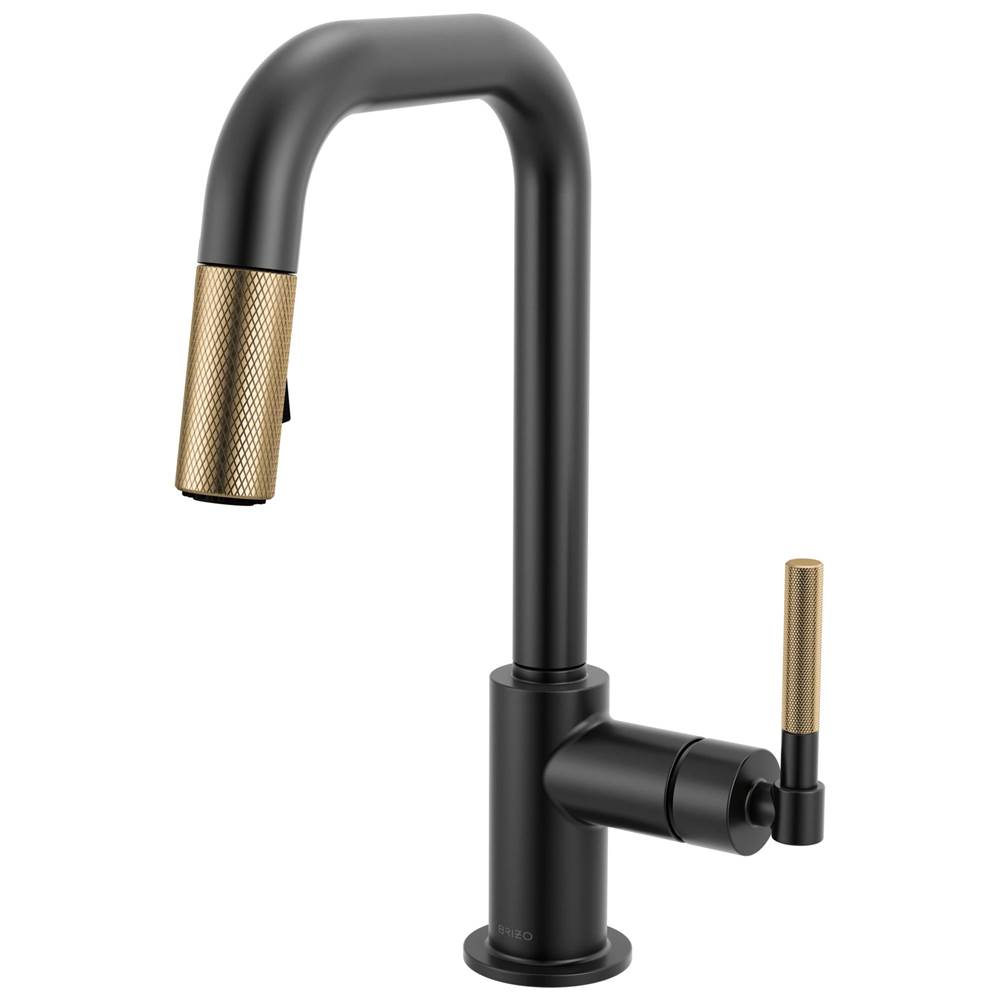 Litze® Pull-Down Prep Faucet with Square Spout - Knurled Handle-related