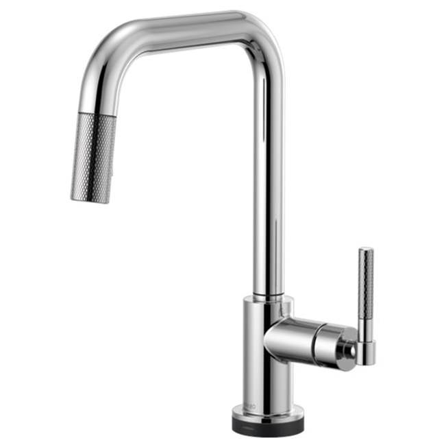 Square Spout Pull-Down With Smarttouch, Knurled Handle-shop