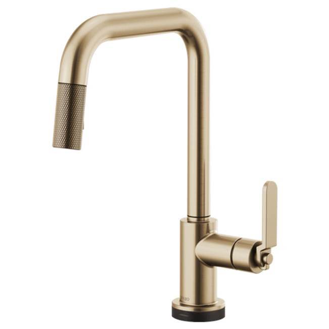 Square Spout Pull-Down With Smarttouch, Industrial Handle-related