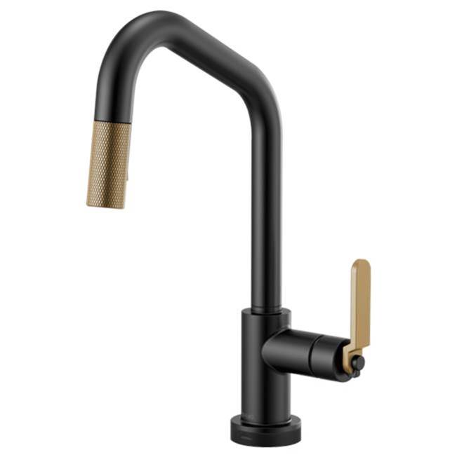 Angled Spout Pull-Down With Smarttouch, Industrial Handle-related