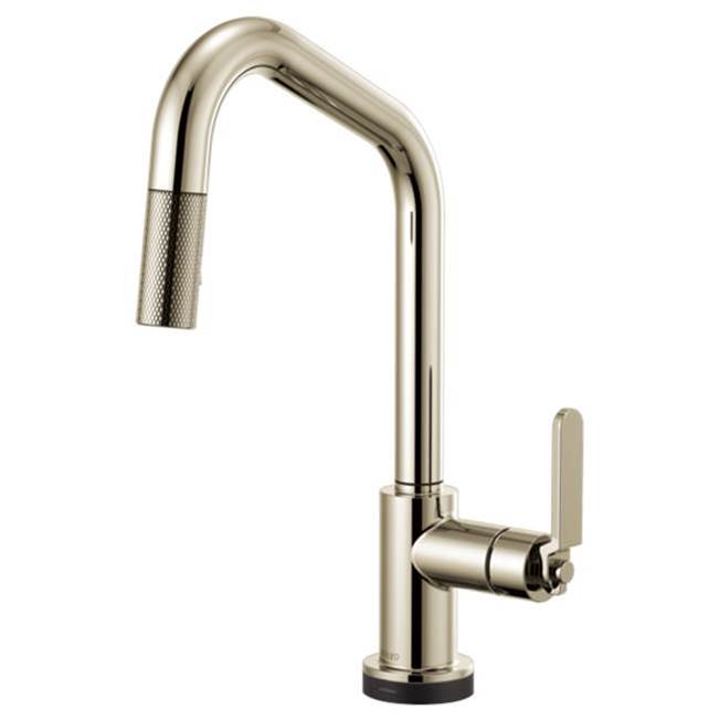 Angled Spout Pull-Down With Smarttouch, Industrial Handle-related