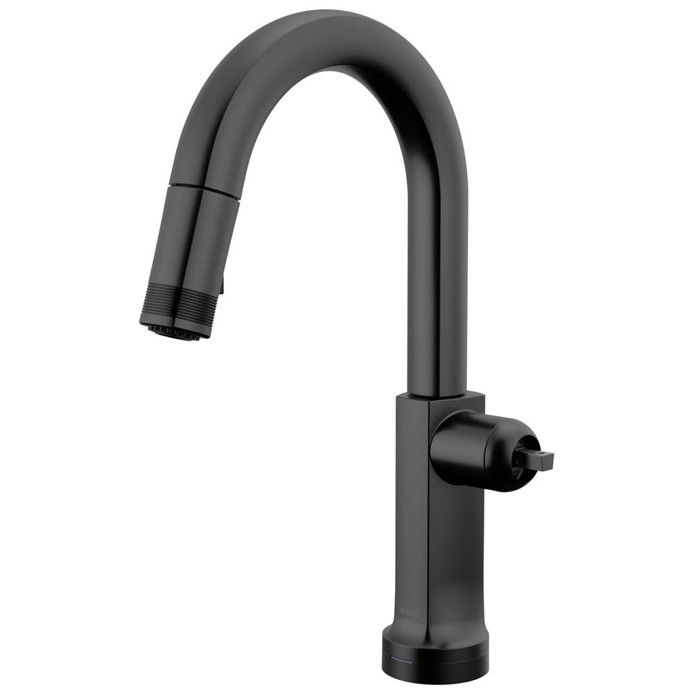 Kintsu® SmartTouch® Pull-Down Prep Faucet with Arc Spout - Less Handle-related