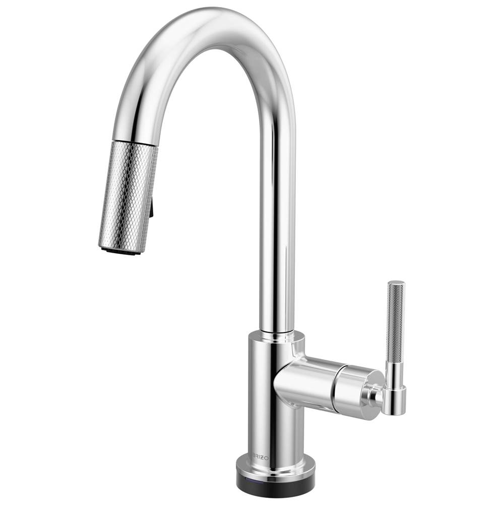 Litze® Smarttouch Pull-Down Prep Faucet with Arc Spout - Knurled Handle-shop