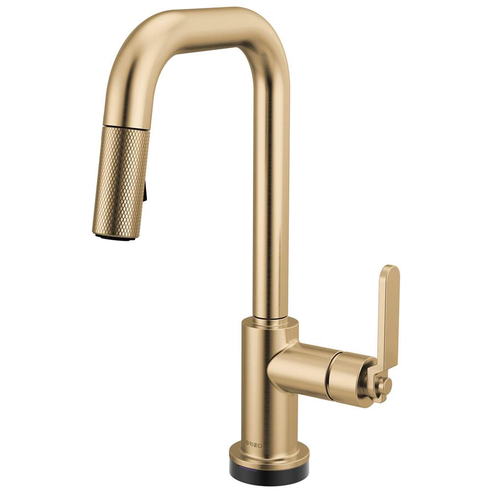 Litze® Smarttouch Pull-Down Prep Faucet with Square Spout - Industrial Handle-related