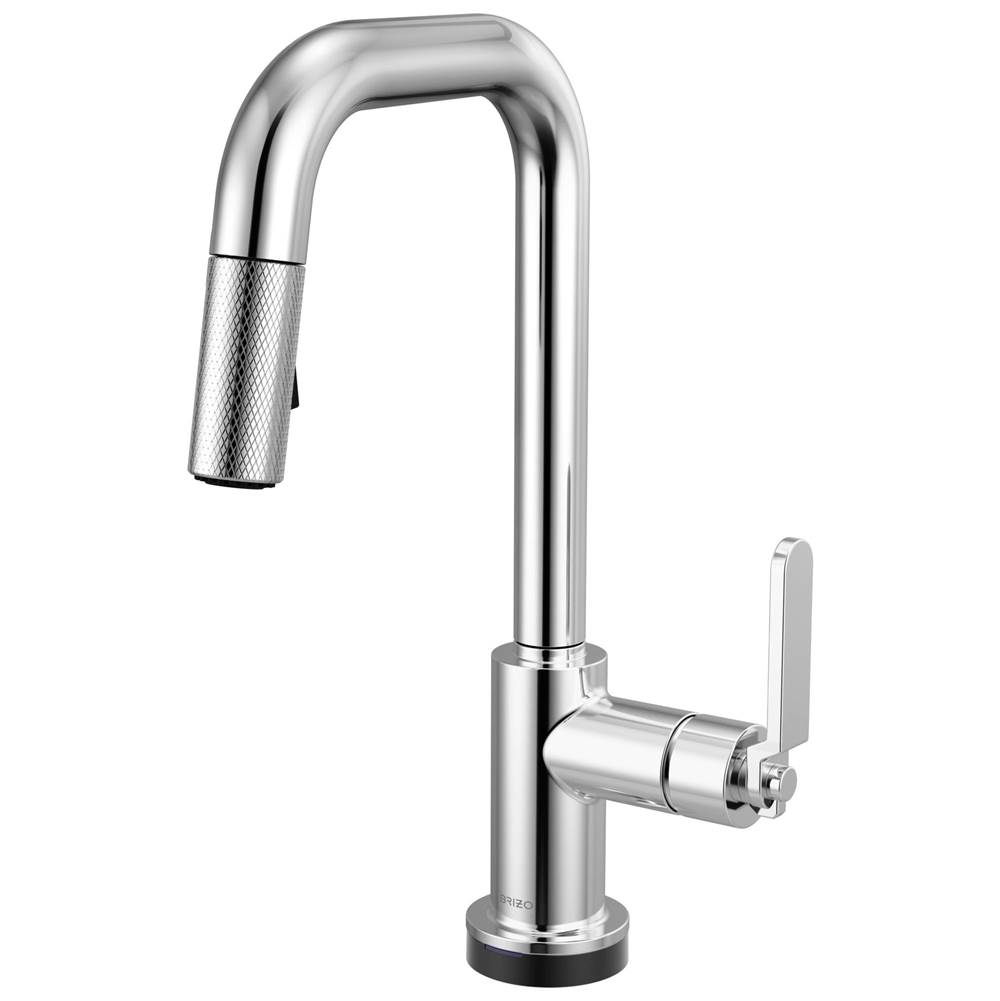 Litze® Smarttouch Pull-Down Prep Faucet with Square Spout - Industrial Handle-shop