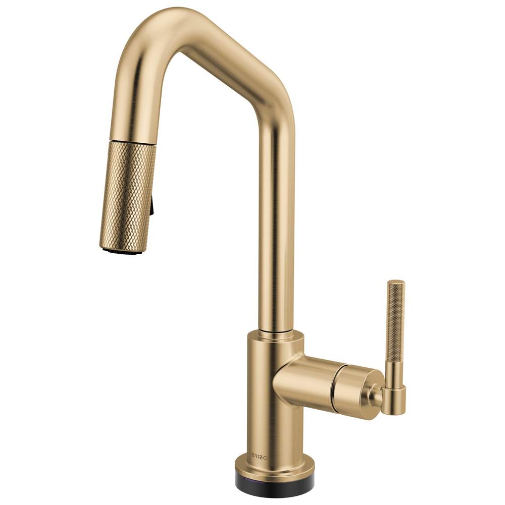 Litze® Smarttouch Pull-Down Prep Faucet with Angle Spout - Knurled Handle-related