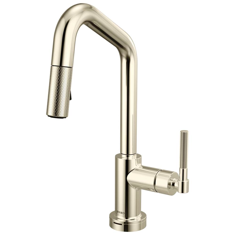 Litze® Smarttouch Pull-Down Prep Faucet with Angle Spout - Knurled Handle-related