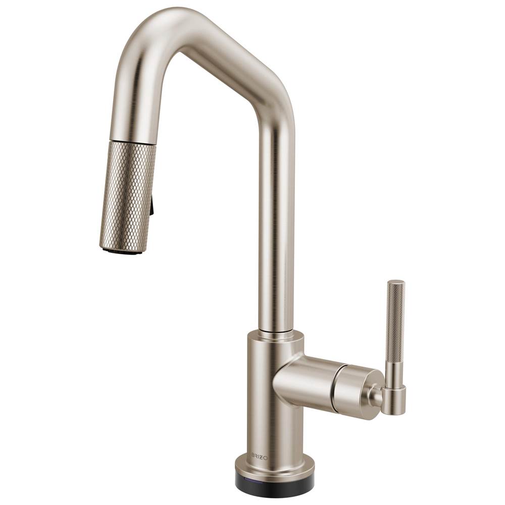 Litze® Smarttouch Pull-Down Prep Faucet with Angle Spout - Knurled Handle-shop
