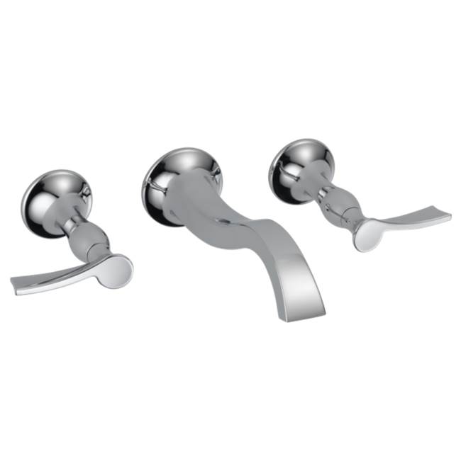 RSVP® Two-Handle Wall-Mount Lavatory Faucet - Less Handles-related